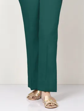 Unstitched Cambric Trouser - Green