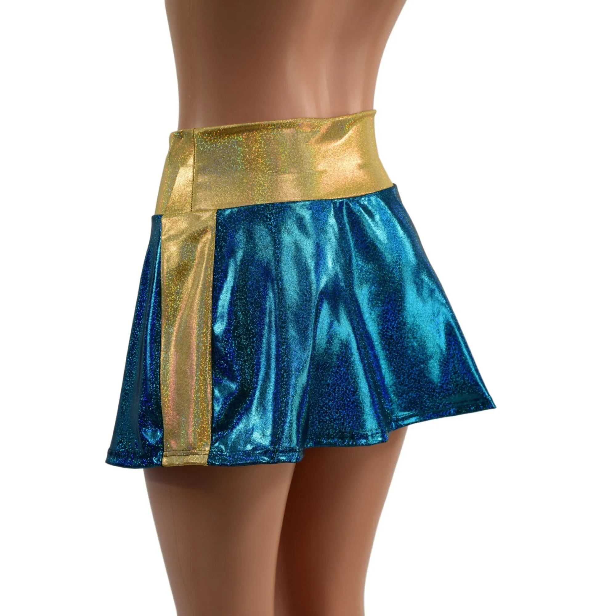 Victory A Line Skirt with Thigh Slit